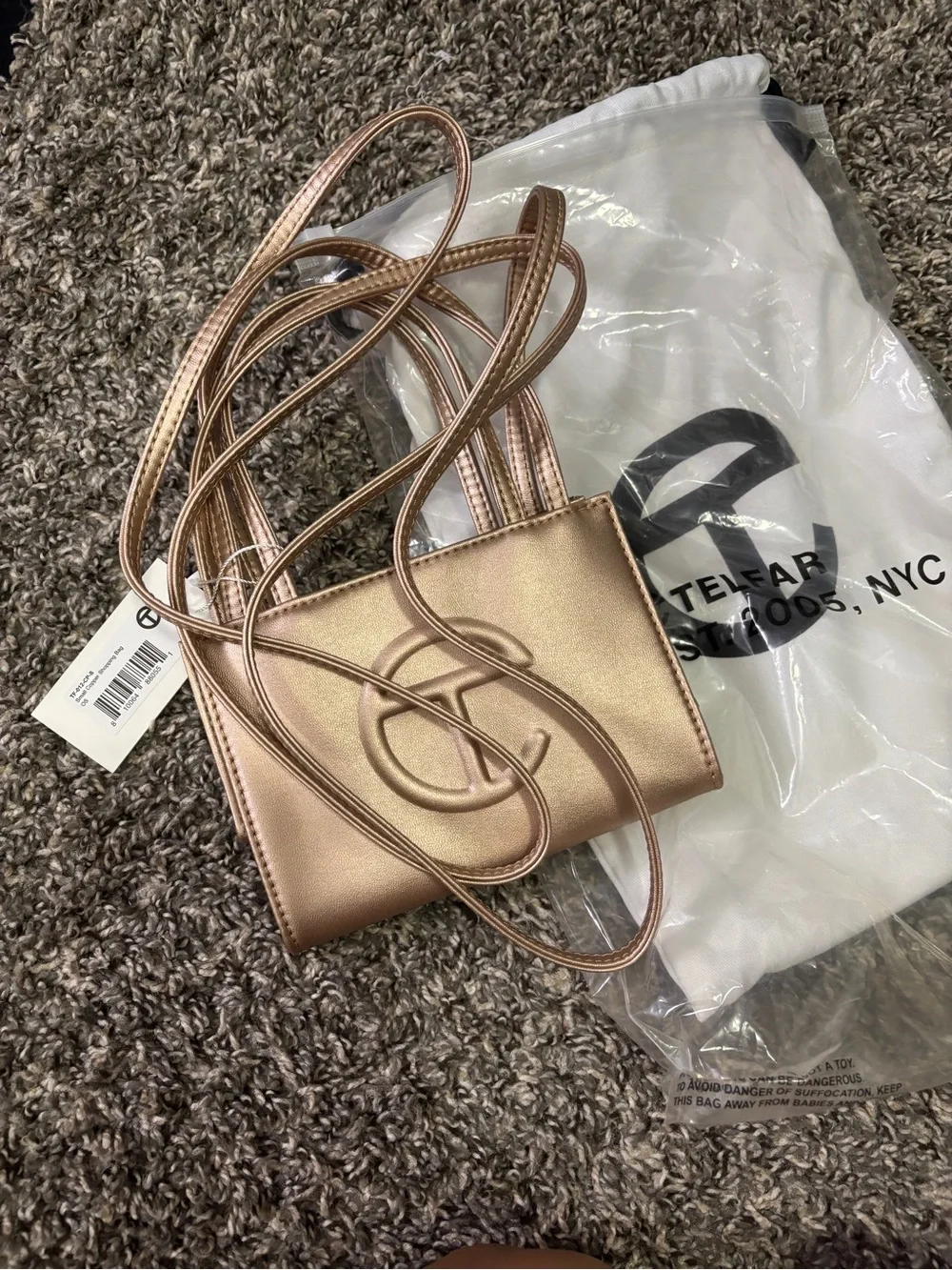 Telfar Small Shopping Bag - Copper
